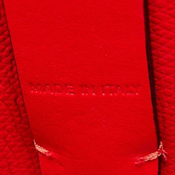 Christian Louboutin Red Patent Leather North/South Ginzana Cabata Mini Tote Bag - Picture 12 of 13